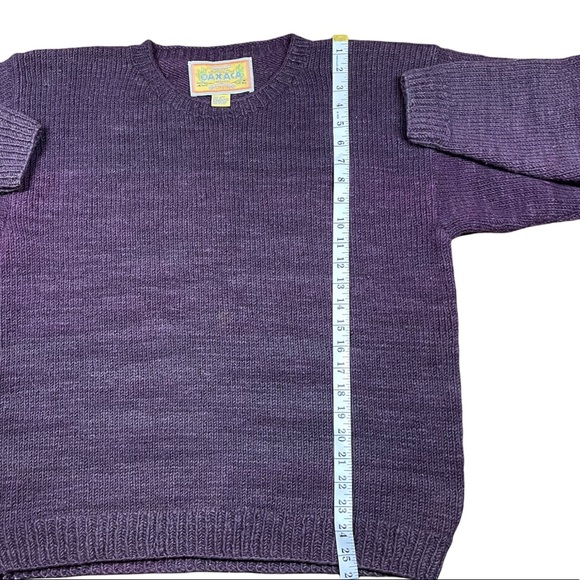Smith & Hawkins Natural Dyes Handknits and Handspun in Oaxaca Wool Pullover SZ M - Picture 9 of 10